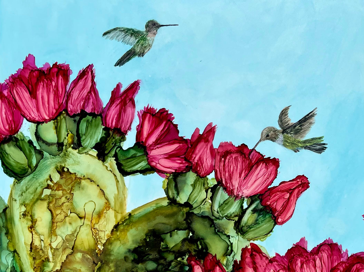 “Hummingbirds” Original Painting