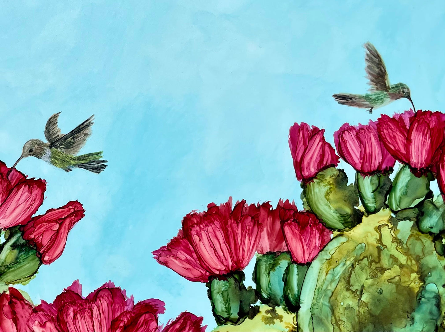 “Hummingbirds” Original Painting