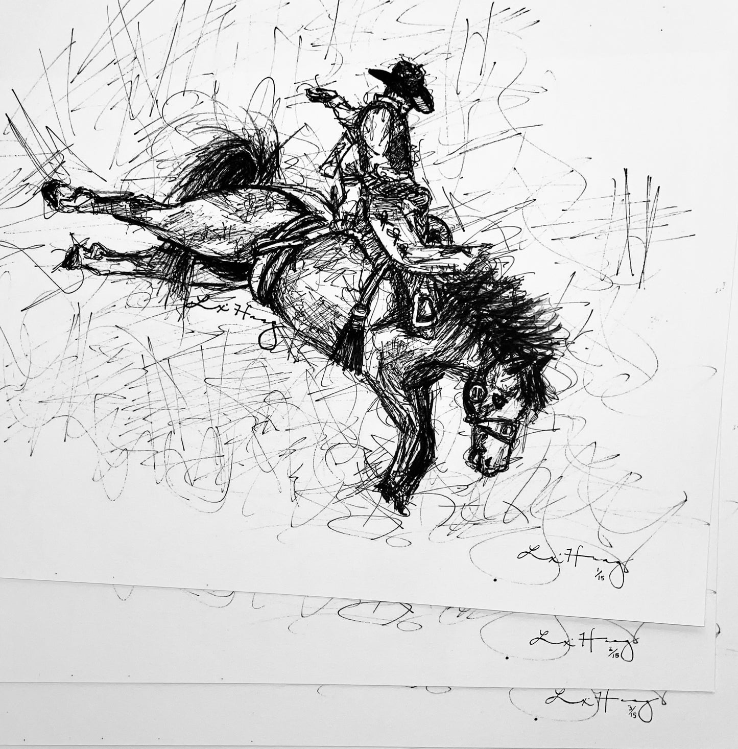 “Bronc Rider” Limited Edition Signed Prints